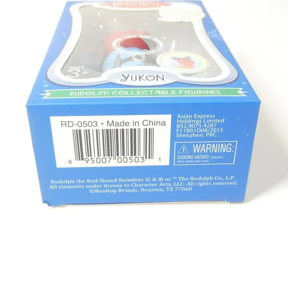 Rudolph The Red-Nosed Reindeer Talking Yukon Action Figure w/Box DEAD BATTERY